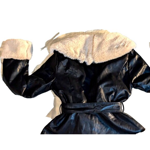 Womens S Warm Faux Fur Fluffy Coat Fleece Jacket Party Outwear Winter Fashion - Picture 6 of 6